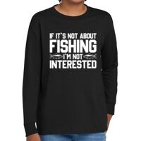 Youth Heavy Cotton 100% Cotton Long Sleeve T Shirt Thumbnail