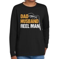 Youth Heavy Cotton 100% Cotton Long Sleeve T Shirt Thumbnail