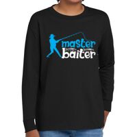 Youth Heavy Cotton 100% Cotton Long Sleeve T Shirt Thumbnail