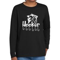 Youth Heavy Cotton 100% Cotton Long Sleeve T Shirt Thumbnail