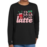 Youth Heavy Cotton 100% Cotton Long Sleeve T Shirt Thumbnail