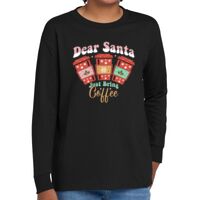 Youth Heavy Cotton 100% Cotton Long Sleeve T Shirt Thumbnail