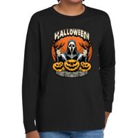 Youth Heavy Cotton 100% Cotton Long Sleeve T Shirt Thumbnail