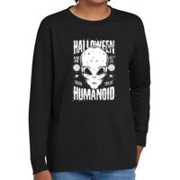 Youth Heavy Cotton 100% Cotton Long Sleeve T Shirt Thumbnail