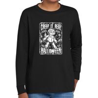 Youth Heavy Cotton 100% Cotton Long Sleeve T Shirt Thumbnail