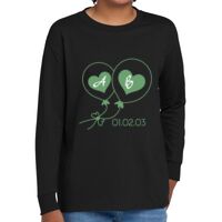 Youth Heavy Cotton 100% Cotton Long Sleeve T Shirt Thumbnail