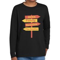 Youth Heavy Cotton 100% Cotton Long Sleeve T Shirt Thumbnail