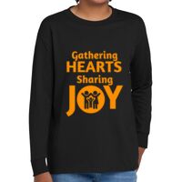 Youth Heavy Cotton 100% Cotton Long Sleeve T Shirt Thumbnail