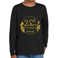 Youth Heavy Cotton 100% Cotton Long Sleeve T Shirt Thumbnail