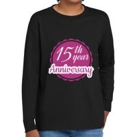 Youth Heavy Cotton 100% Cotton Long Sleeve T Shirt Thumbnail
