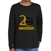 Youth Heavy Cotton 100% Cotton Long Sleeve T Shirt Thumbnail