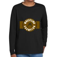 Youth Heavy Cotton 100% Cotton Long Sleeve T Shirt Thumbnail
