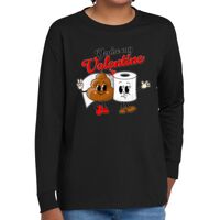 Youth Heavy Cotton 100% Cotton Long Sleeve T Shirt Thumbnail