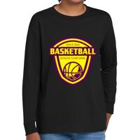 Youth Heavy Cotton 100% Cotton Long Sleeve T Shirt Thumbnail