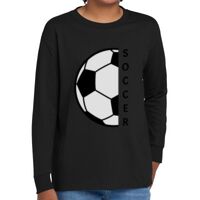 Youth Heavy Cotton 100% Cotton Long Sleeve T Shirt Thumbnail