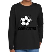 Youth Heavy Cotton 100% Cotton Long Sleeve T Shirt Thumbnail