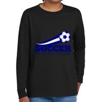 Youth Heavy Cotton 100% Cotton Long Sleeve T Shirt Thumbnail