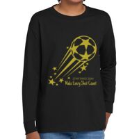 Youth Heavy Cotton 100% Cotton Long Sleeve T Shirt Thumbnail