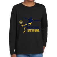 Youth Heavy Cotton 100% Cotton Long Sleeve T Shirt Thumbnail