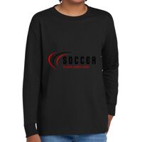 Youth Heavy Cotton 100% Cotton Long Sleeve T Shirt Thumbnail