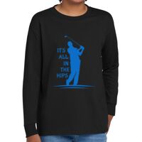Youth Heavy Cotton 100% Cotton Long Sleeve T Shirt Thumbnail
