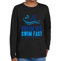 Youth Heavy Cotton 100% Cotton Long Sleeve T Shirt Thumbnail