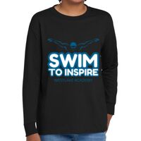 Youth Heavy Cotton 100% Cotton Long Sleeve T Shirt Thumbnail