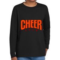 Youth Heavy Cotton 100% Cotton Long Sleeve T Shirt Thumbnail