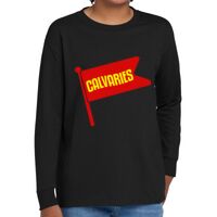 Youth Heavy Cotton 100% Cotton Long Sleeve T Shirt Thumbnail