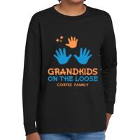 Youth Heavy Cotton 100% Cotton Long Sleeve T Shirt Thumbnail