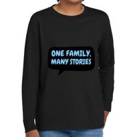 Youth Heavy Cotton 100% Cotton Long Sleeve T Shirt Thumbnail