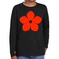 Youth Heavy Cotton 100% Cotton Long Sleeve T Shirt Thumbnail