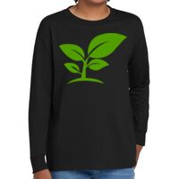 Youth Heavy Cotton 100% Cotton Long Sleeve T Shirt Thumbnail