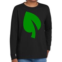 Youth Heavy Cotton 100% Cotton Long Sleeve T Shirt Thumbnail