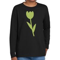 Youth Heavy Cotton 100% Cotton Long Sleeve T Shirt Thumbnail