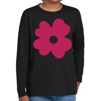 Youth Heavy Cotton 100% Cotton Long Sleeve T Shirt Thumbnail