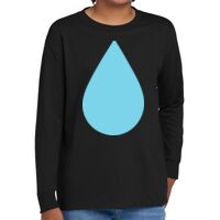 Youth Heavy Cotton 100% Cotton Long Sleeve T Shirt Thumbnail