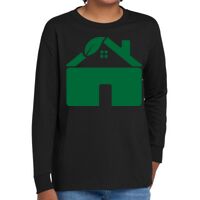Youth Heavy Cotton 100% Cotton Long Sleeve T Shirt Thumbnail