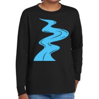 Youth Heavy Cotton 100% Cotton Long Sleeve T Shirt Thumbnail