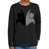 Youth Heavy Cotton 100% Cotton Long Sleeve T Shirt Thumbnail