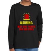 Youth Heavy Cotton 100% Cotton Long Sleeve T Shirt Thumbnail