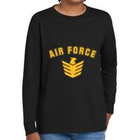 Youth Heavy Cotton 100% Cotton Long Sleeve T Shirt Thumbnail