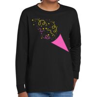 Youth Heavy Cotton 100% Cotton Long Sleeve T Shirt Thumbnail