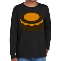 Youth Heavy Cotton 100% Cotton Long Sleeve T Shirt Thumbnail