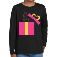 Youth Heavy Cotton 100% Cotton Long Sleeve T Shirt Thumbnail