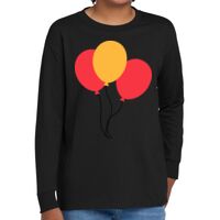 Youth Heavy Cotton 100% Cotton Long Sleeve T Shirt Thumbnail