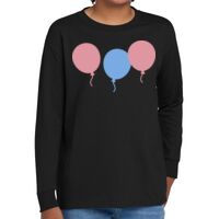 Youth Heavy Cotton 100% Cotton Long Sleeve T Shirt Thumbnail