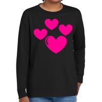 Youth Heavy Cotton 100% Cotton Long Sleeve T Shirt Thumbnail