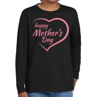 Youth Heavy Cotton 100% Cotton Long Sleeve T Shirt Thumbnail