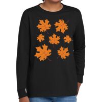 Youth Heavy Cotton 100% Cotton Long Sleeve T Shirt Thumbnail